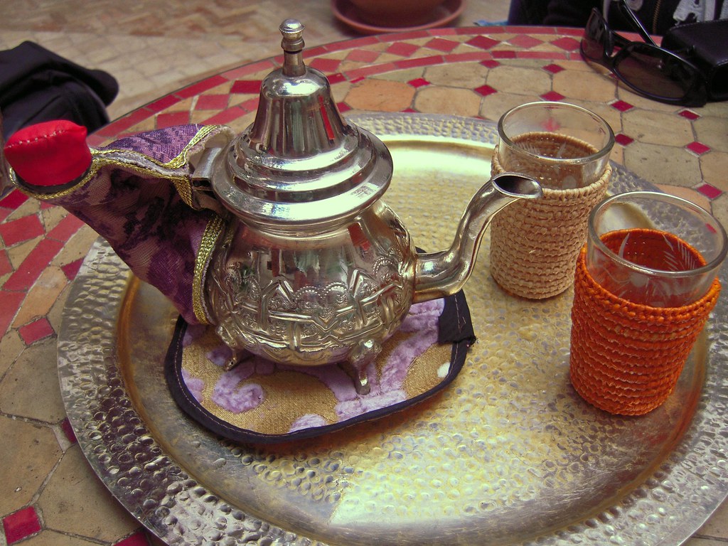 Moroccan food and drink - mint tea